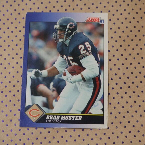 Brad Muster #25 Football Card - Picture 1 of 2